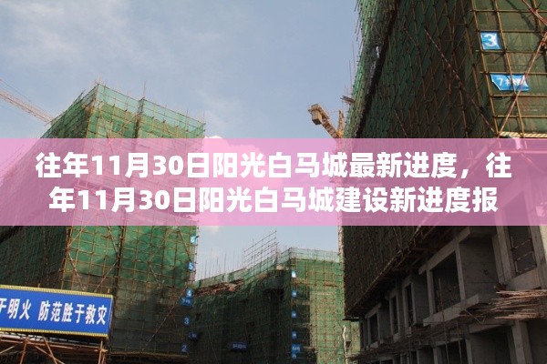 往年11月30日阳光白马城建设进度更新报告