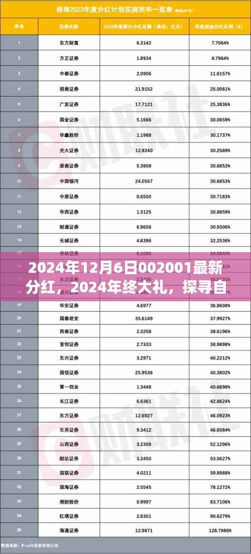 探寻自然美景之旅,最新分红背后的心灵之旅与年终大礼揭晓(2024年)