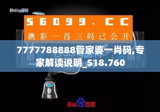 7777788888管家婆一肖码,专家解读说明_S18.760