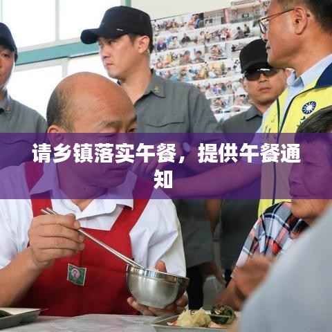 请乡镇落实午餐,提供午餐通知
